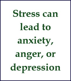 Stress can cause emoitonal upsets